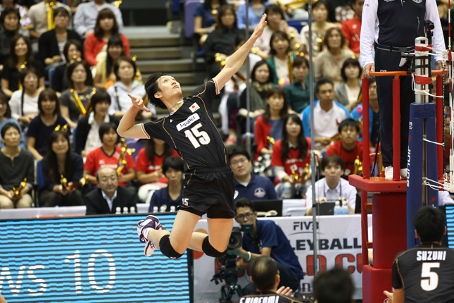 MIPを受賞した柳田将洋選手