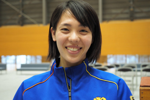 迫田さおり（東レ）「リオ五輪でやめようと思っていました。今はとにかく黒鷲旗を頑張ります！」 サムネイル