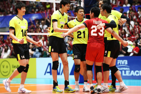 日本ラウンド3連勝　韓国戦談話　柳田「立ち上がりからしっかりと自分たちのバレーができた」石川、山内、李 サムネイル