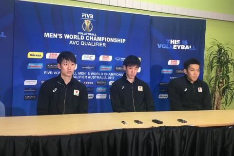 世界選手権男子予選、日本が台湾に快勝　談話 サムネイル