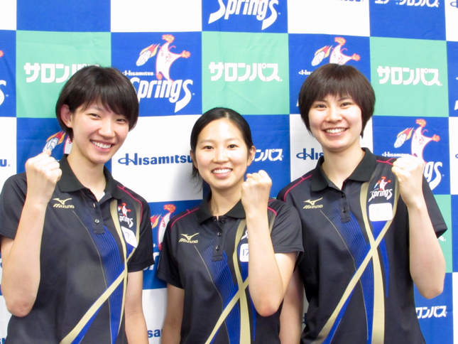 久光製薬　新主将の栄絵里香、石井優希、野本梨佳「悔しさは優勝して晴らす！」（後編）