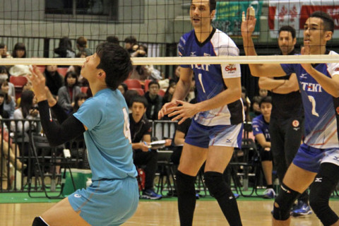 天皇杯準々決勝　カジースキ大爆発　筑波大・中根「世界一の選手が本気でやってくれて感謝」　豊田合成イゴール復活 サムネイル