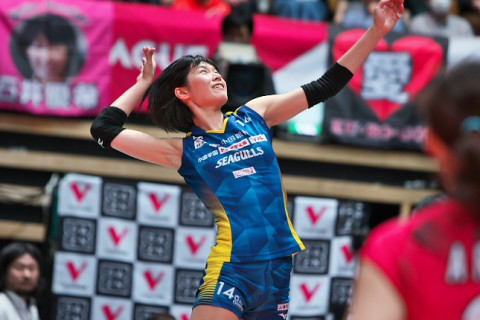 Vリーグオールスターゲーム女子大会　V・チャレンジリーグ　江畑幸子「河本先生に教わったことをチームに持ち帰ります」宮下遥「楽しくできたことがよかった」 サムネイル