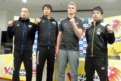 グランドファイナル前日会見　パナ深津「1点目から全力を尽くす」豊田合成トミー監督「イゴールが明日出るかはノーコメント」 サムネイル