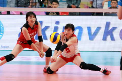 NEC、柳田光綺主将、廣瀬七海らの活躍で中国の中天鋼鉄に3-1で勝利　2018アジアクラブ女子選手権 サムネイル