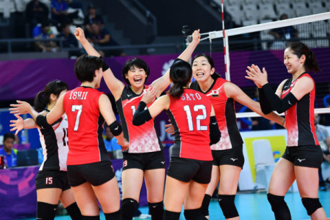 全日本女子、カザフスタンをストレートで下し、準決勝進出　第18回アジア競技大会 サムネイル