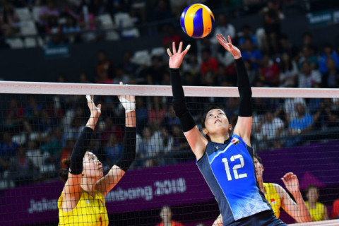 全日本女子、中国にストレートで敗れ、3位決定戦へ　第18回アジア競技大会 サムネイル
