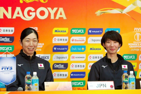 中田久美監督「黒後愛は疲労が溜まっていたため、休ませた」　荒木絵里香・石井優希「セルビア戦はサーブが鍵になる」　女子世界選手権　プエルトリコ戦記者会見コメント サムネイル