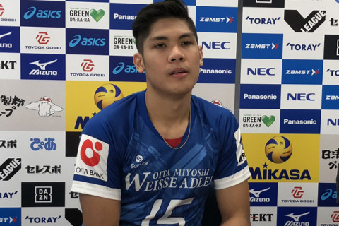 大分エスペホ「フィリピンでは自分は高い方だけど、Vリーグでは低い。外国人もビッグネーム」豊田合成前田「山田脩造選手のオフェンス力を活かしたい」 サムネイル