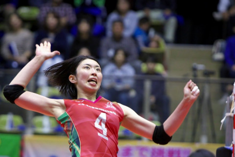 葛藤から決意へ。久光製薬・岩坂名奈が表現するキャプテンシー　V1女子上尾大会会見 サムネイル