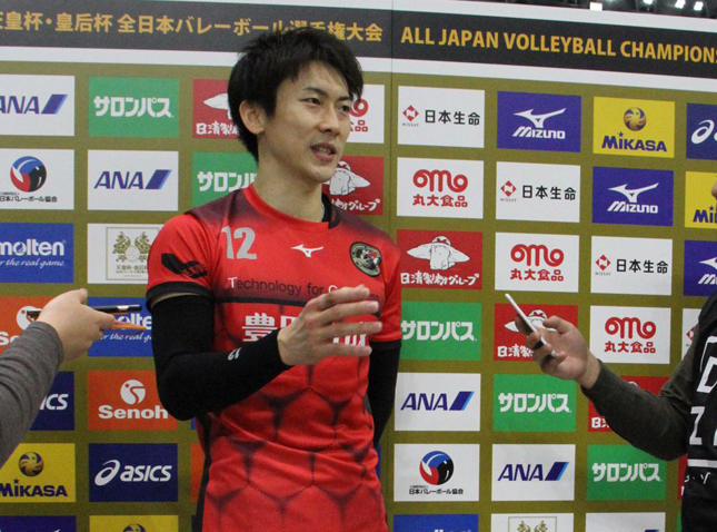 にんげんだもの…豊田合成・高松、相田みつをの境地で勝利に導く  バレーボール男子・天皇杯