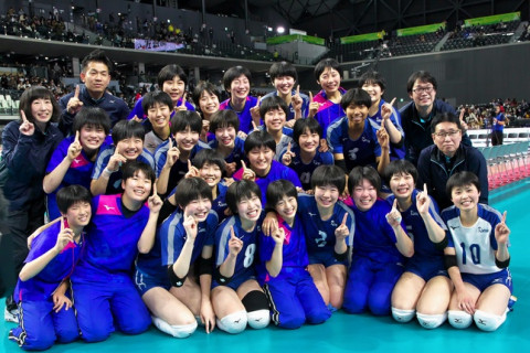 金蘭会・宮部愛芽世「負けてきたチームの思いも背負って戦った」　春高バレー優勝チーム記者会見 サムネイル