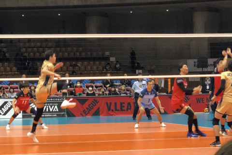 パナソニック連勝　豊田合成がサントリーをフルセットで破る　ファイナル６ サムネイル
