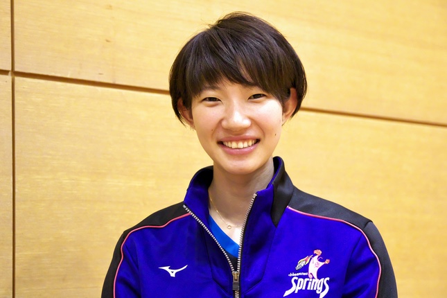 石井優希「成長段階の過程として、いい意味で濃い1年でした」　V1リーグ初代女王・久光製薬スプリングス優勝インタビュー