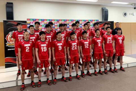 2019全日本男子始動会見　石川祐希「個々の力を磨き、ワールドカップのメダルを狙う」　23名の選手コメント サムネイル
