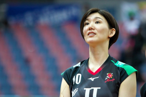 フォト 栗原恵・山口かなめ・大野果奈・岩﨑紗也加・篠原沙耶香・ラーマットアルハッサン・三橋聡恵・小田桃香 黒鷲旗退団選手フォトギャラリー 女子編２ サムネイル