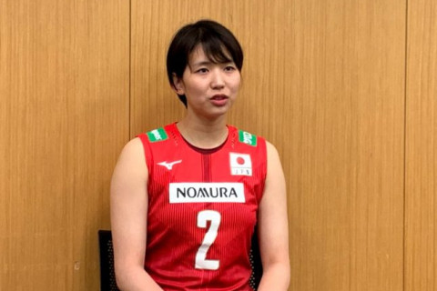 古賀紗理那「調子が悪くても勝負どころで得点できる選手になりたい」 日本代表囲み取材コメント サムネイル