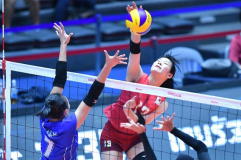 日本代表Bチーム、インドネシアにストレートで勝利し、4連勝　第20回アジア女子選手権大会 サムネイル