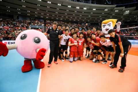 福澤達哉「チーム全員で集中した」、西田有志「少し成長したところを見せることができた」　W杯2019男子イラン戦談話 サムネイル