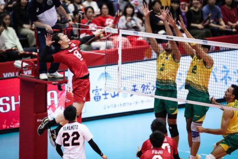 日本、石川・柳田が揃ってスタメン。アジア選手権で敗れたオーストラリアにストレート勝利　W杯2019男子 サムネイル