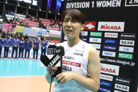 岡山　吉田みなみがVリーグ出場通算230試合出場達成。Vリーグ栄誉賞に サムネイル