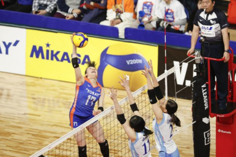 スターカンファレンス、最終順位が確定。東レが石川真佑らの活躍で埼玉上尾に勝利し、２位に　V1女子 サムネイル