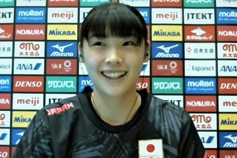 バレー女子代表・黒後愛「夢は五輪メダル。石川真佑のスパイクの打ち出しの速さ、被ブロックの少なさを参考にしている」 サムネイル
