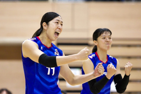 トヨタ車体・渡邊彩「目を見て通じ合うバレーを」　荒木絵里香「自分が良い状況を作って点数を取る」　V1女子記者会見 サムネイル