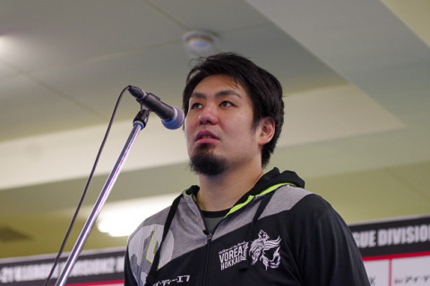 ヴォレアス北海道・加藤伊織「去年よりコンディションは良い。ケア環境充実した」兵庫デルフィーノ・田中寛人「全試合配信を好機と思い、応援してもらえるチームに」　記者会見コメント　V2男子 サムネイル