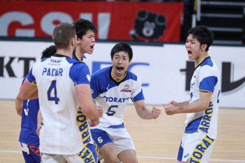 東レ今季初白星・富松崇彰「ようやく勝てました。チームで気持ちを一つにできた」パナソニック全勝単独首位に サムネイル