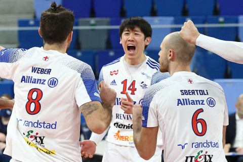 石川祐希、セリエA通算100サービスエース得点もフルセットで惜敗「これからハードな日程なので、コンディションだけは整えたい」 サムネイル