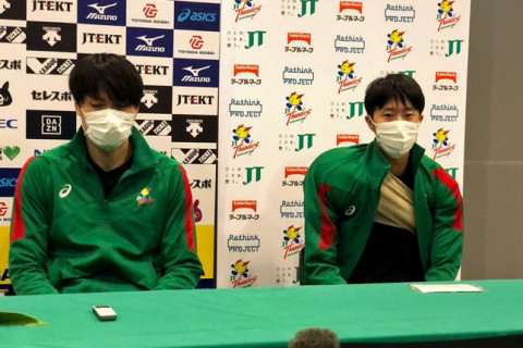 JT広島・原監督「１日も早く怪我人が復帰してくれることを祈るだけです」山本主将「同一カード連戦は１日目の気持ちを引きずるところがある。そこに慣れないと」V1男子会見 サムネイル