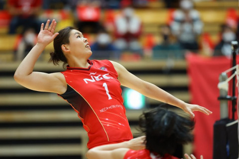 NEC　島村春世がVリーグ通算230試合出場達成 サムネイル