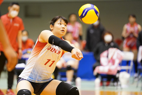 デンソー・井上琴絵「細かいプレー、連携を仕上げていかないと今後勝てない」V1女子記者会見 サムネイル