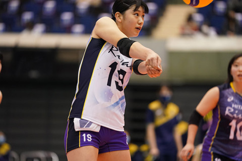 日立・野中瑠衣「岡山の攻撃展開が速く、思うような攻撃をできなかった」　V1女子会見 サムネイル