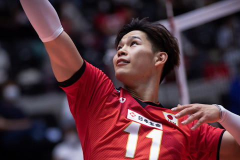 フォト 龍神NIPPON 紅白戦 西田有志、高橋藍、柳田将洋ら　2021.05.08 高崎アリーナ サムネイル