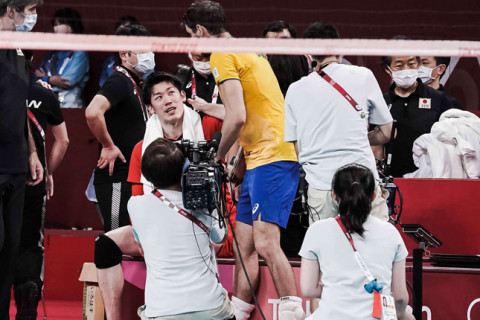 準々決勝、日本対ブラジル　勝因はブラジルの忍耐力　東京五輪男子バレー サムネイル