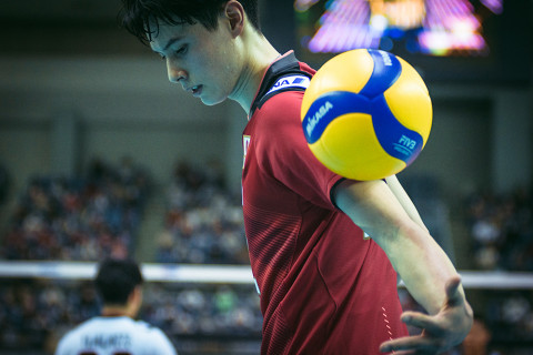 高橋藍、藤井直伸、宮浦健人ら　フォト 龍神NIPPON アジア男子選手権大会　2021.9/12千葉 サムネイル