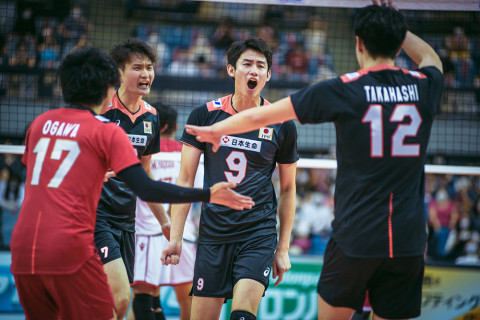 高橋藍、福山汰一、大宅真樹ら　フォト 龍神NIPPON アジア男子選手権大会　2021.9/13千葉 サムネイル