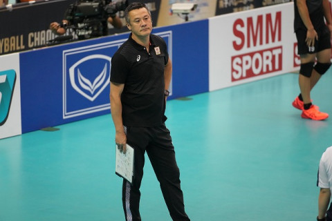 中垣内祐一監督「山本智大と大宅真樹のディグがきっかけとなり、自分たちのペースで試合が進められた」　アジア選手権オーストラリア戦コメント サムネイル
