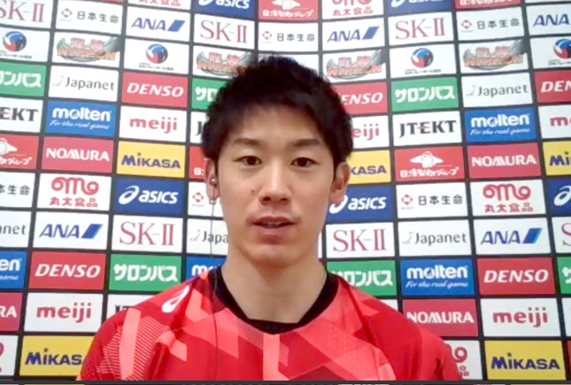 石川祐希主将「東京オリンピックは僕たちも悪いプレーではなかったが今でも悔しい。アジア選手権は優勝します」