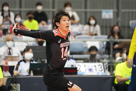 石川祐希、大宅真樹、李博、髙橋藍ら　フォト 龍神NIPPON アジア男子選手権大会　2021.9.17千葉 サムネイル