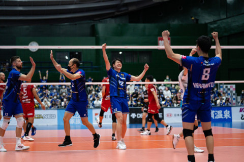 パナソニックがWD名古屋を破り1勝1敗に　堺が意地を見せ大分に快勝　クビアク「満席のファンの前で勝利できてよかった」V1男子 サムネイル