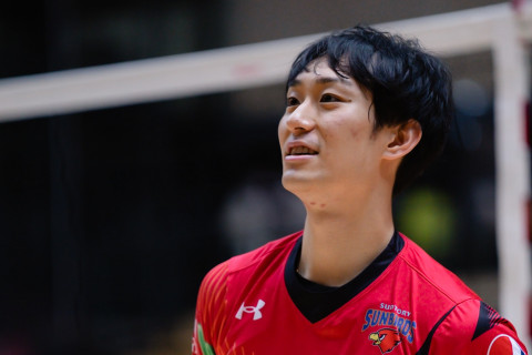 柳田将洋（サントリー）の怪我は左足関節捻挫 サムネイル