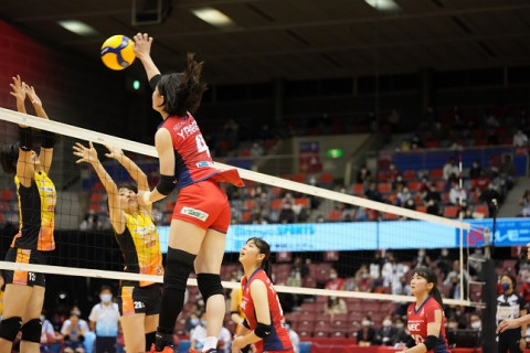 NEC、久光、日立がホームで勝利。JTは負けなしの9連勝　V1女子 サムネイル