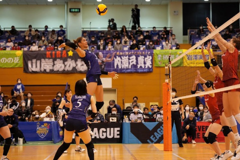 NECが無敗だったJTに土をつける。埼玉上尾、PFU、東レがホームで勝利　V1女子 サムネイル