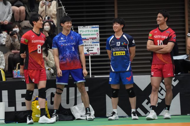 フォト・VLEAGUEオールスター男子   柳田将洋、清水邦広、栗山英之、小野寺太志ら 2021.12.25