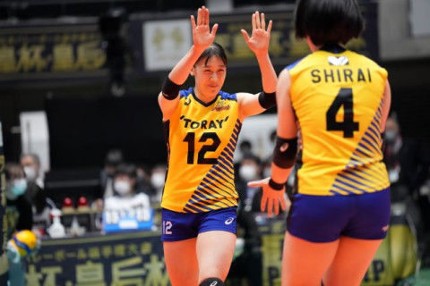 フォト・東レ対NEC 石川真佑、クランヤナ、古賀紗理那、曽我啓菜ら皇后杯準決勝 2021.12.18 サムネイル
