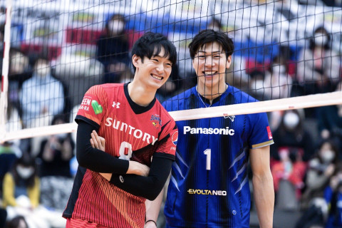 フォト・VLEAGUEオールスター男子 柳田将洋、清水邦広、栗山英之、小野寺太志ら 2021.12.25 サムネイル