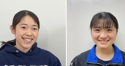 JT　塩出仁美（日体大）、東美奈（鹿屋体大）の内定を発表 サムネイル